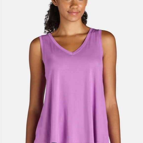 TIME and TRU Womens Tank Top Size XXXL 22 Relaxed Fit Sleeveless Orchid New - Picture 2 of 7